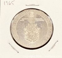 Obverse showing Canadian Centennial Numismatic Park crest and inscriptions