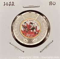 Reverse side showing coloured Summit Series design