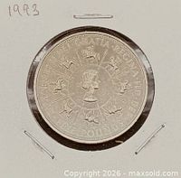 Obverse showing portrait, equestrian figures and denomination