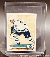 Front view of Todd Gill sticker card in sleeve