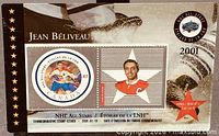 Front view showing both 47-cent stamps, title, issue date detail