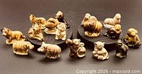 Group view of all figurines
