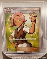 Front of Ilima Trainer Supporter card 147/149 in top-loader