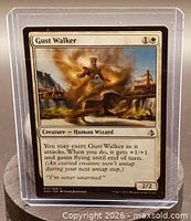 Front view of Gust Walker card in sleeve