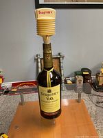 Full view of bottle with pump attached