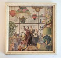 overall view of framed print