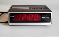 Front view showing LED display and branding