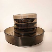 Stacked view showing large bowl and nested smaller bowls