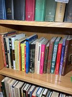 Full shelf showing mixed Stuart McLean and other authors