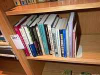 Entire shelf of fourteen religious/theology books