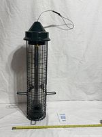 Full view of Brome Squirrel Buster feeder showing design and scale