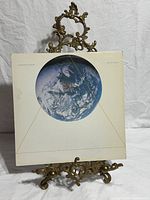 Front cover on easel