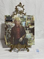 Front cover of Hard Promises LP on stand