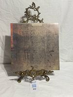 Front cover on display stand