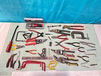 Overview of entire assortment laid out