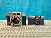 Front view of both cameras side by side