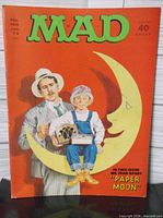 Front cover showing MAD logo, issue number, date and Paper Moon parody