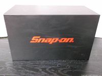 Black Snap-on branded presentation box exterior
