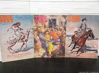 Front covers of all three True West magazines