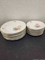 Stack of dinner and side plates