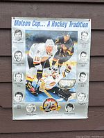 Full view of poster on wall