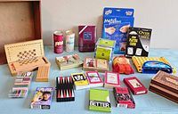 Overview of entire lot laid out on table