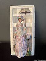 Figurine in molded Styrofoam packaging