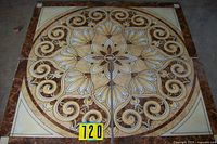 Overall view of assembled 4-tile mural