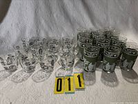 Group of highball and lowball glasses