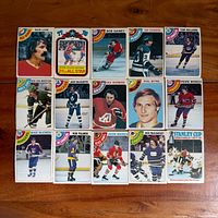 Overall view of all 15 cards arranged in three rows