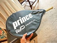 Prince racquet inside branded cover