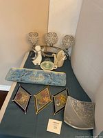 All items displayed on table