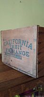 crate side with California Fruit Exchange stencil