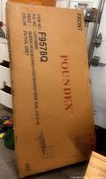 Front view of sealed Poundex F9578Q box