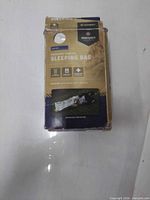 Front of Stansport Emergency Survival Sleeping Bag box