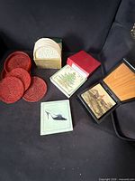 All coaster sets and boxes overview