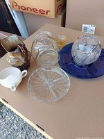 All items grouped on table for overview