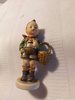 Front view of Hummel #51 Village Boy figurine