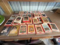 Full lot of RCA 8-Track tapes spread on work surface