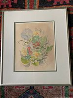 Framed painting full view