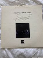 Front cover of Farewell album showing title and photo