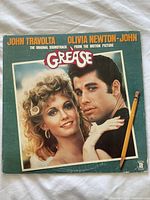 Front cover of Grease soundtrack album