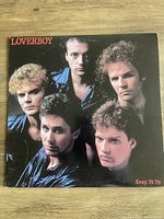 Front cover of Loverboy Keep It Up vinyl LP record