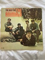 Front cover of The Best of The Animals vinyl LP