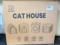 Front of sealed Apasiri CAT HOUSE box