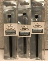 Front view of three sealed Still eyeshadow blender brushes