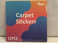 front view of Kppex Carpet Stickers 12PCS package