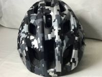 Top view showing digital camo pattern and vent layout