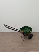 Full view of Scotts push broadcast spreader