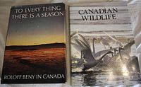 Front covers of both hardcover books showing titles and dust-jacket imagery